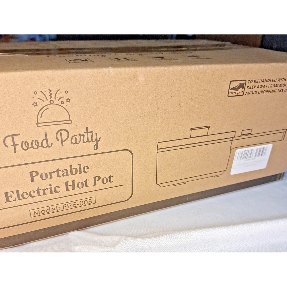 Portable Electric Hot Pot Food Party FPE-003 Portable Cooker Ramen Dorm Single